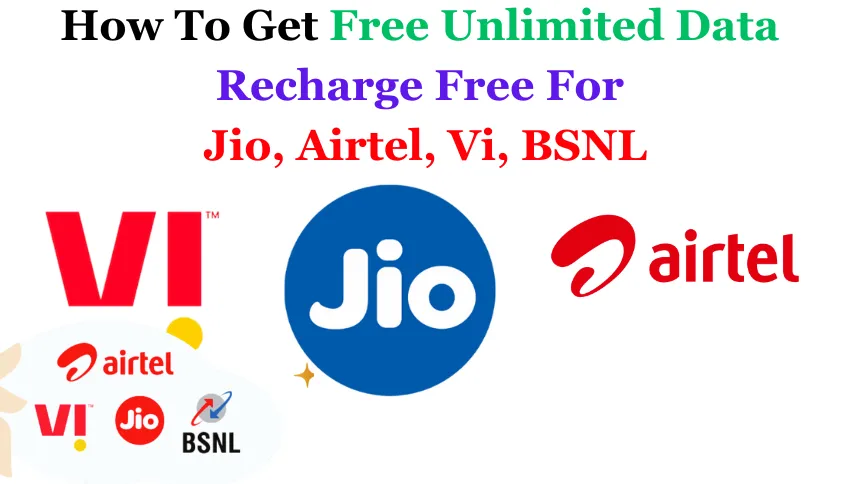 Free mobile recharge 5G data